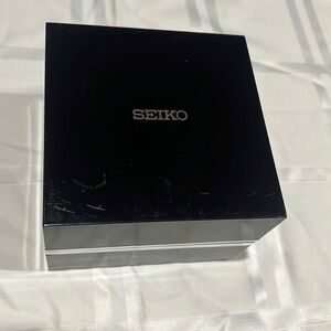 Seiko Black Lacquer Watch Box